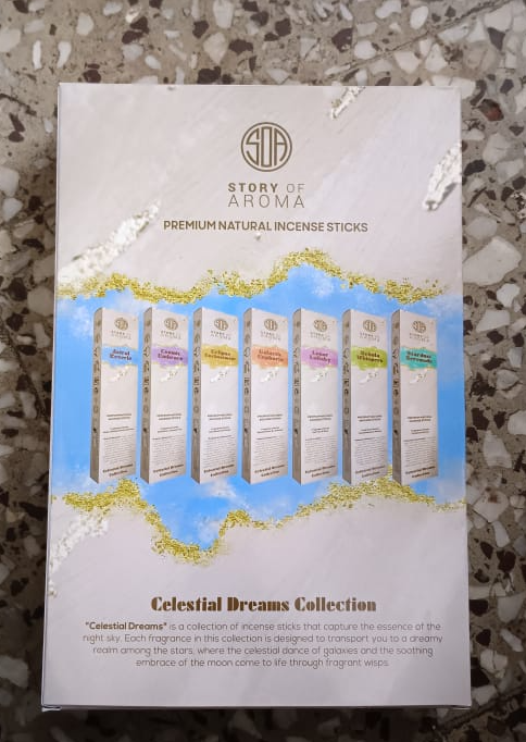 Celestial Dreams Collection - Incense Sticks- 7 variety pack